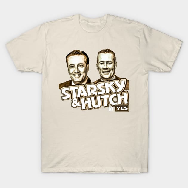 Starsky & Hutch YES design T-Shirt by Bleeding Yankee Blue